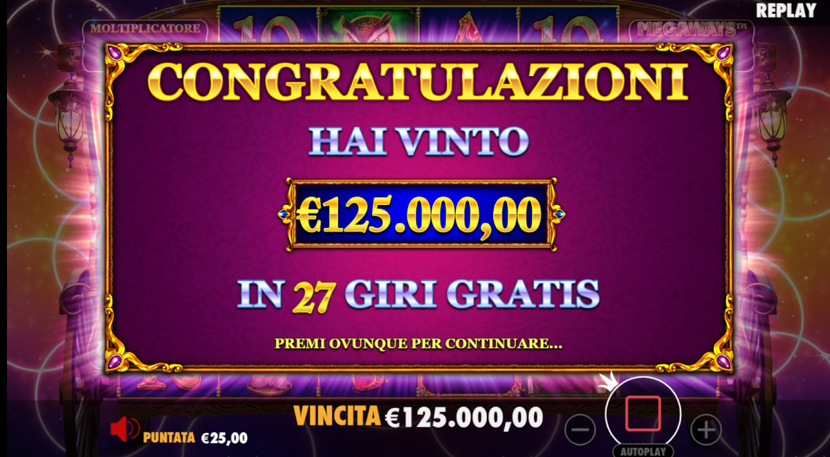 Pragmatic Play, vinti 125mila euro alla slot Madame Destiny Megaways Pragmatic Play, vinti 125mila euro alla slot Madame Destiny Megaways