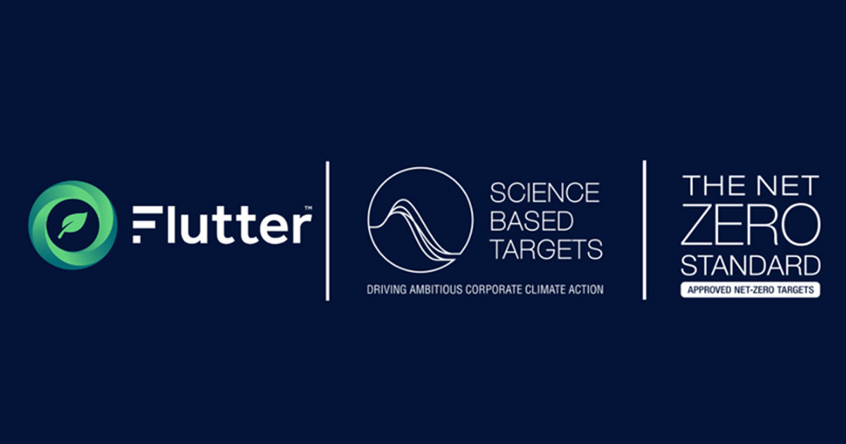 Flutter si impegna a raggiungere l’azzeramento delle emissioni nette di gas serra entro il 2035 Flutter si impegna a raggiungere l’azzeramento delle emissioni nette di gas serra entro il 2035