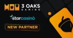 3 Oaks Gaming espande la presenza europea grazie al marchio StarCasinò del Gruppo Betsson 3 Oaks Gaming espande la presenza europea grazie al marchio StarCasinò del Gruppo Betsson