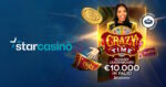 StarCasinò, 10.000€ di montepremi nei bonus round di Crazy Time! StarCasinò, 10.000€ di montepremi nei bonus round di Crazy Time!