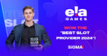 ELA Games vince il premio “Best Slot Provider 2024” a SiGMA East Europe 2024 ELA Games vince il premio “Best Slot Provider 2024” a SiGMA East Europe 2024
