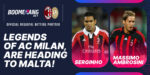 Le leggende dell’AC Milan Massimo Ambrosini e Serginho con Boomerang Partners a SiGMA Europe 2024 Le leggende dell’AC Milan Massimo Ambrosini e Serginho con Boomerang Partners a SiGMA Europe 2024