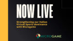 Virtual Sports, GoldenRace sbarca su Microgame e rafforza la sua leadership in Italia Virtual Sports, GoldenRace sbarca su Microgame e rafforza la sua leadership in Italia