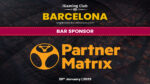PartnerMatrix è Bar Sponsor per iGaming Club Barcelona 2025 PartnerMatrix è Bar Sponsor per iGaming Club Barcelona 2025