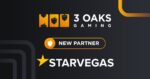 3 Oaks Gaming sigla una partnership con StarVegas per rafforzare la sua presenza in Italia 3 Oaks Gaming sigla una partnership con StarVegas per rafforzare la sua presenza in Italia