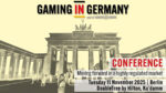 La Conferenza Gaming in Germany 2025 si terrà l’11 novembre a Berlino La Conferenza Gaming in Germany 2025 si terrà l’11 novembre a Berlino