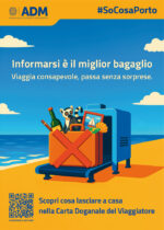ADM lancia la campagna estiva #SoCosaPorto per viaggiare informati e senza problemi in dogana ADM lancia la campagna estiva #SoCosaPorto per viaggiare informati e senza problemi in dogana