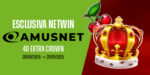 In esclusiva su Netwin la nuova slot 40 Extra Crown di Amusnet In esclusiva su Netwin la nuova slot 40 Extra Crown di Amusnet
