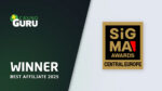 Casino Guru premiata come “Best Affiliate 2025” ai SiGMA Central Europe B2C Awards Casino Guru premiata come “Best Affiliate 2025” ai SiGMA Central Europe B2C Awards