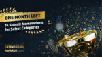 Casino Guru Awards 2026: ultimo mese per inviare le candidature alle categorie selezionate Casino Guru Awards 2026: ultimo mese per inviare le candidature alle categorie selezionate