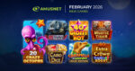 Amusnet lancia i nuovi giochi online di febbraio: tra Crash adrenalinici e slot ricche di jackpot Amusnet lancia i nuovi giochi online di febbraio: tra Crash adrenalinici e slot ricche di jackpot