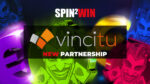 Vincitu.it annuncia una nuova partnership con Spin2Win per ampliare l’offerta di giochi online Vincitu.it annuncia una nuova partnership con Spin2Win per ampliare l’offerta di giochi online