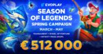 Evoplay lancia Season of Legends, campagna annuale con montepremi da 512mila euro Evoplay lancia Season of Legends, campagna annuale con montepremi da 512mila euro