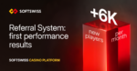 SOFTSWISS: sistema referral porta 6.000 nuovi giocatori in un mese SOFTSWISS: sistema referral porta 6.000 nuovi giocatori in un mese