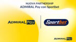 ADMIRAL Pay e Sportbet: partnership strategica per semplificare la payment experience ADMIRAL Pay e Sportbet: partnership strategica per semplificare la payment experience
