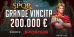 Grande vincita da 200mila euro su Grand SPQR: il nuovo titolo firmato Nemesis Games Studio debutta con un colpo da record Grande vincita da 200mila euro su Grand SPQR: il nuovo titolo firmato Nemesis Games Studio debutta con un colpo da record