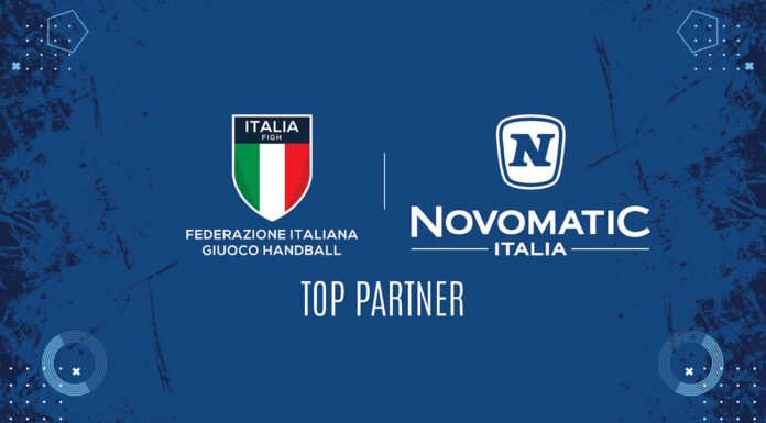 NOVOMATIC Italia Top Partner della Federazione Italiana Giuoco Handball