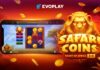 Evoplay porta la savana nelle slot con Safari Coins e jackpot fino a 1.000 volte la puntata