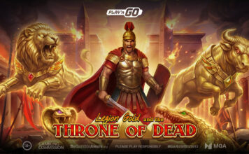 Play’n GO lancia Legion Gold and the Throne of Dead: tra le fiamme di Luxor e l’ambizione di Roma