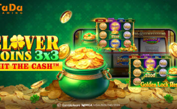 TaDa Gaming porta la fortuna irlandese in Italia con la slot Clover Coins 3×3