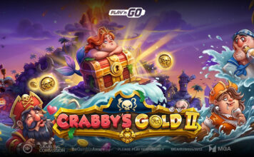 Play’n GO lancia Crabby’s Gold II, il ritorno dei pirati tra tesori e ironia